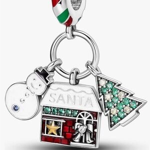 Christmas time charm for your Pandora bracelet stamped 925 sterling